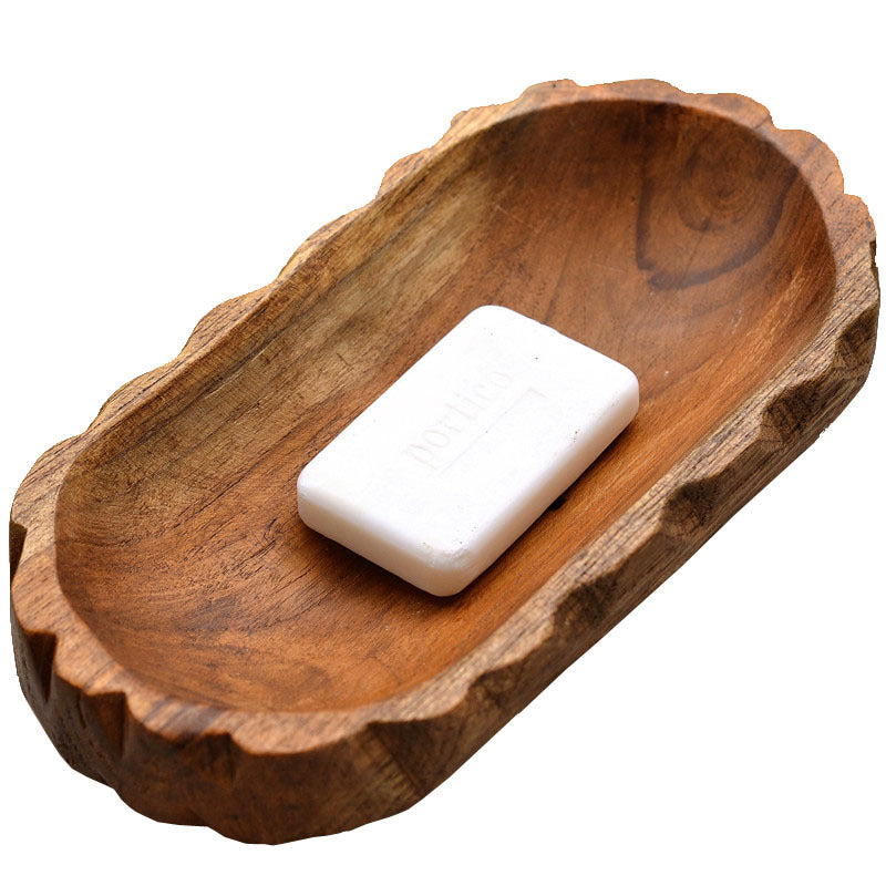 Porte savon en bois naturel