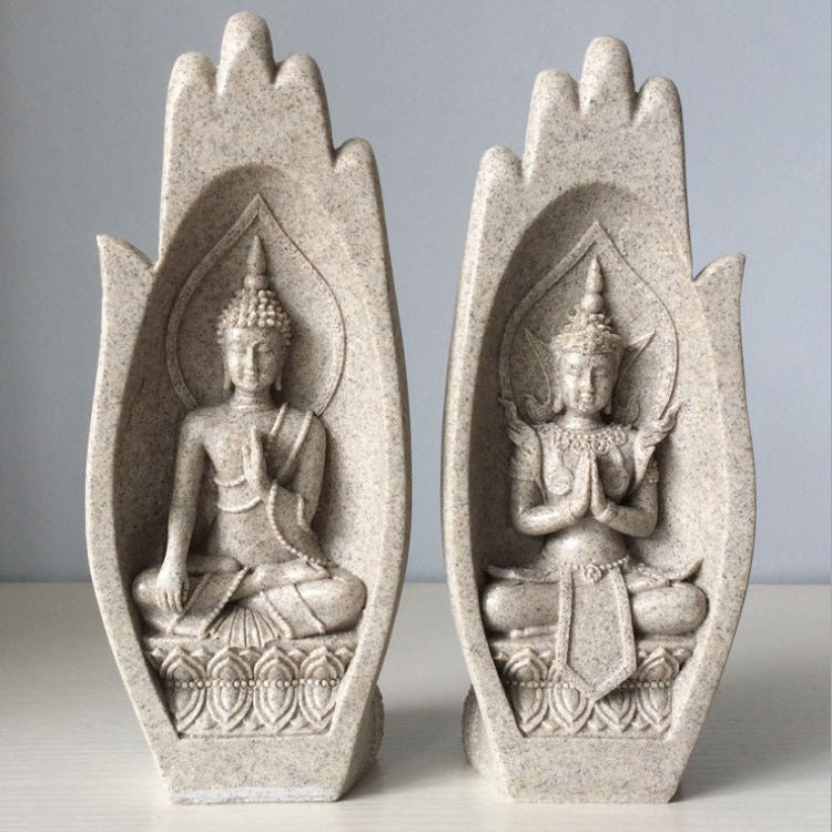 Sculpture de main de Bouddha