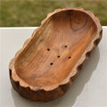 Porte savon en bois naturel