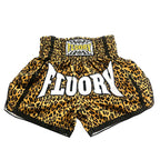 Short de boxe FLUORY motif léopard