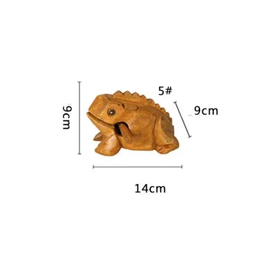Grenouille Feng Shui en Bois
