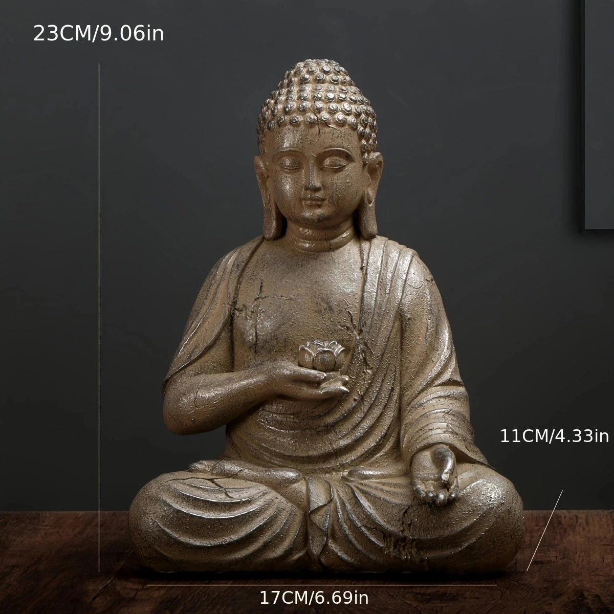 Statue Bouddha Lotus