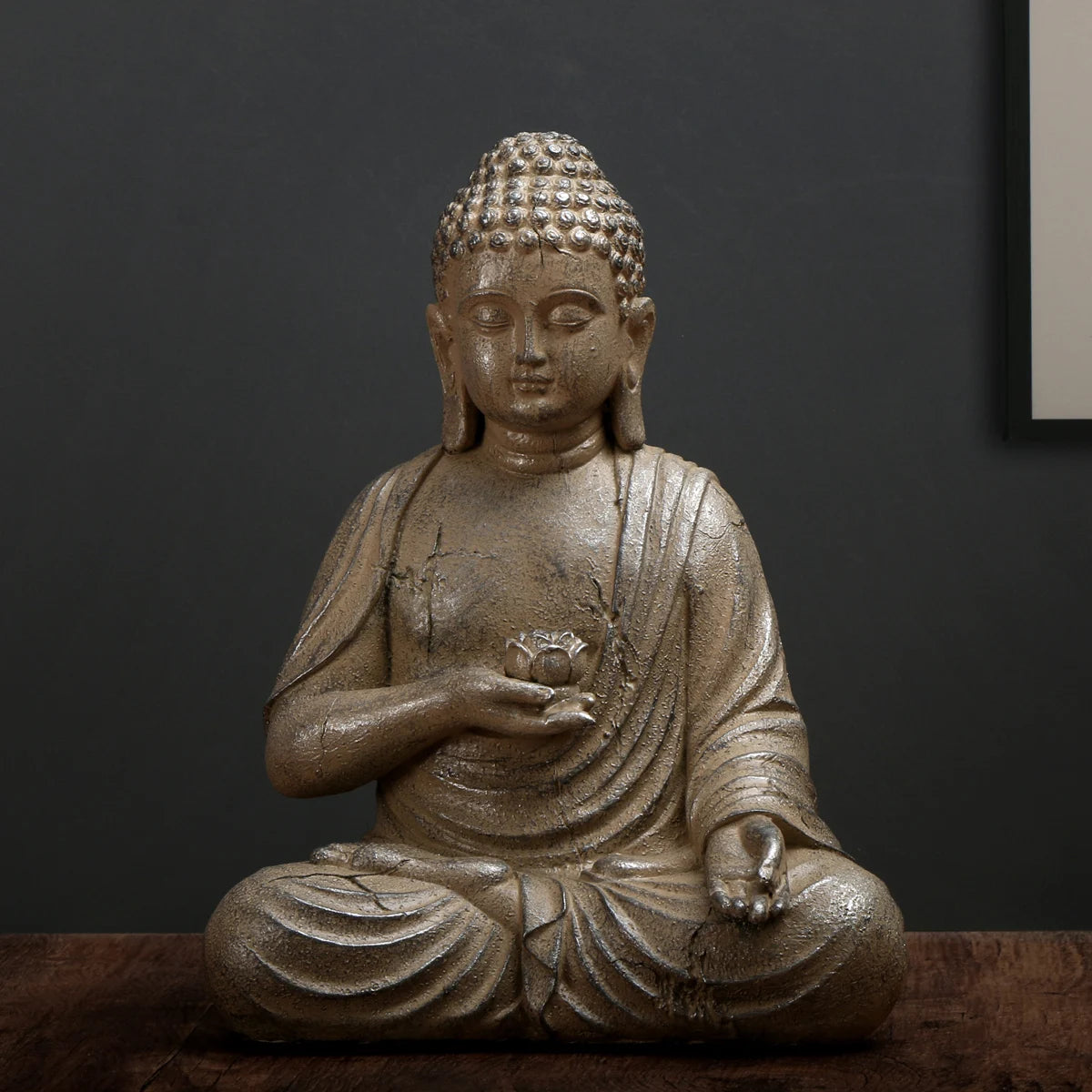 Statue Bouddha Lotus