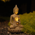 Statue Bouddha solaire Lumineuse