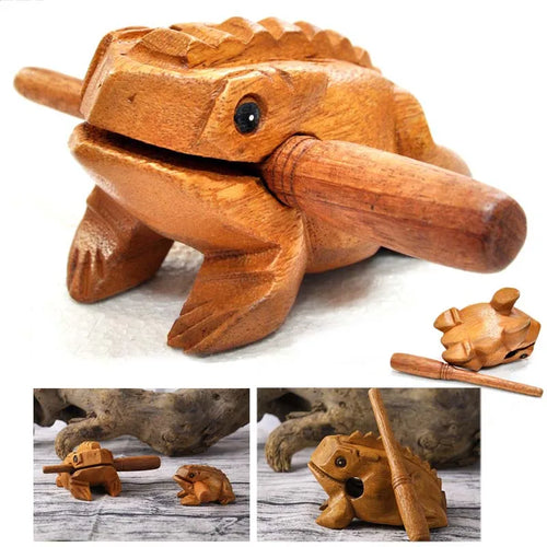 Grenouille Feng Shui en Bois