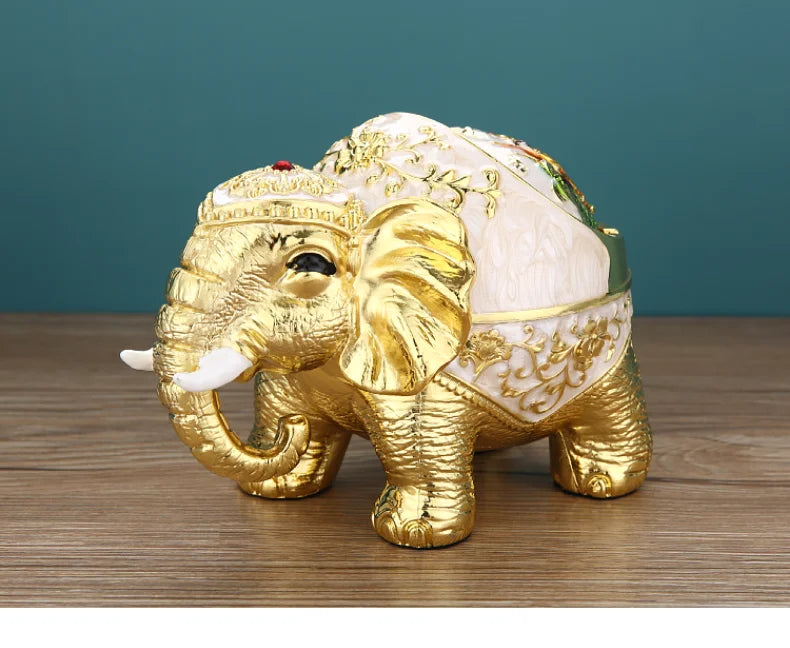 Eléphant Porte-Bonheur ThaÏlandais Cendrier Décoratif de luxe pour Maison ou Bureau