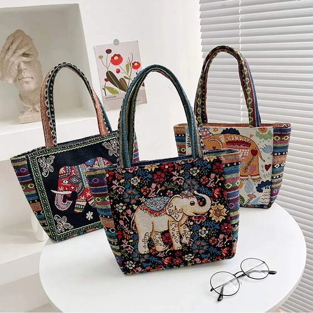 Sac Cabas Ethnique Brodé