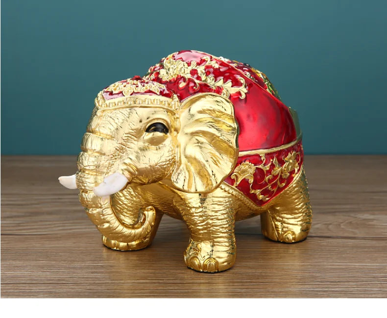 Eléphant Porte-Bonheur ThaÏlandais Cendrier Décoratif de luxe pour Maison ou Bureau