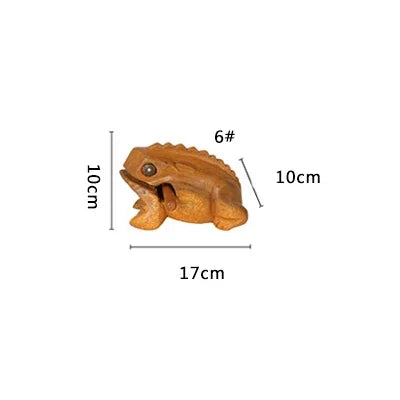 Grenouille Feng Shui en Bois