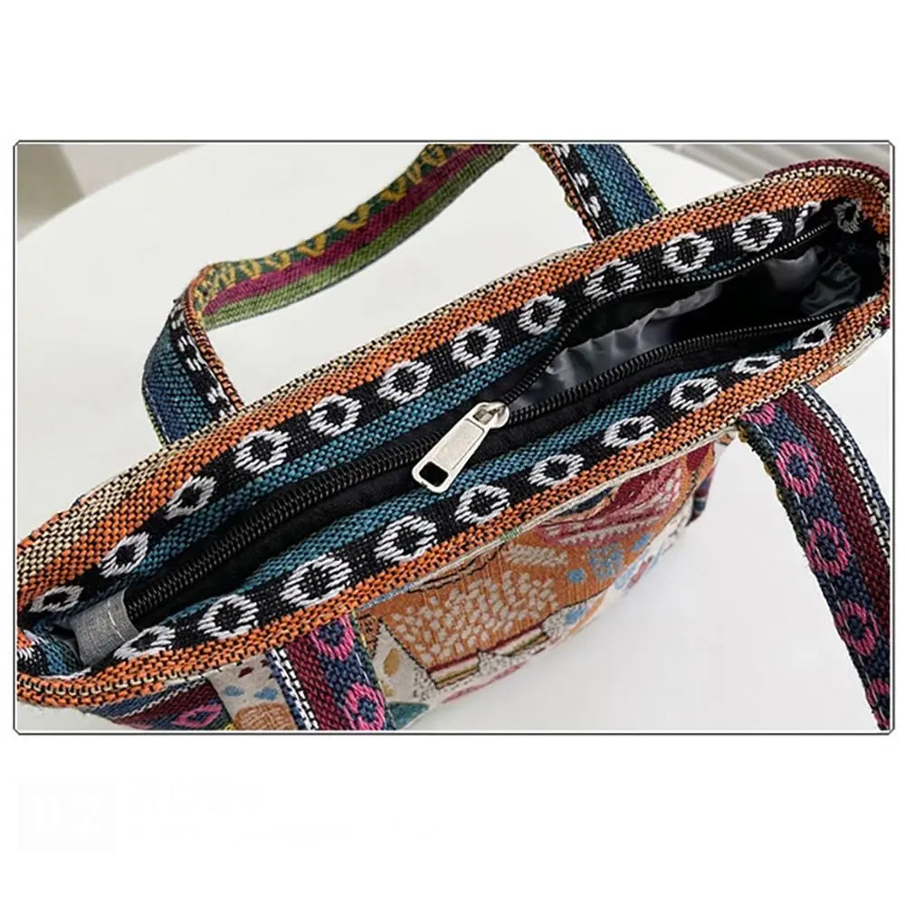Sac Cabas Ethnique Brodé