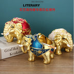 Eléphant Porte-Bonheur ThaÏlandais Cendrier Décoratif de luxe pour Maison ou Bureau