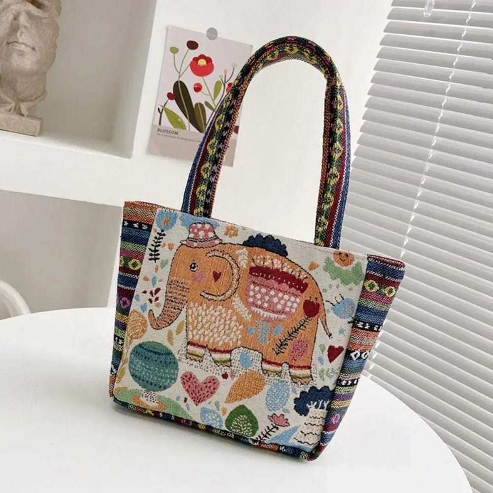 Sac Cabas Ethnique Brodé