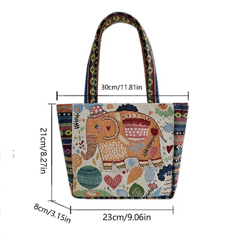 Sac Cabas Ethnique Brodé