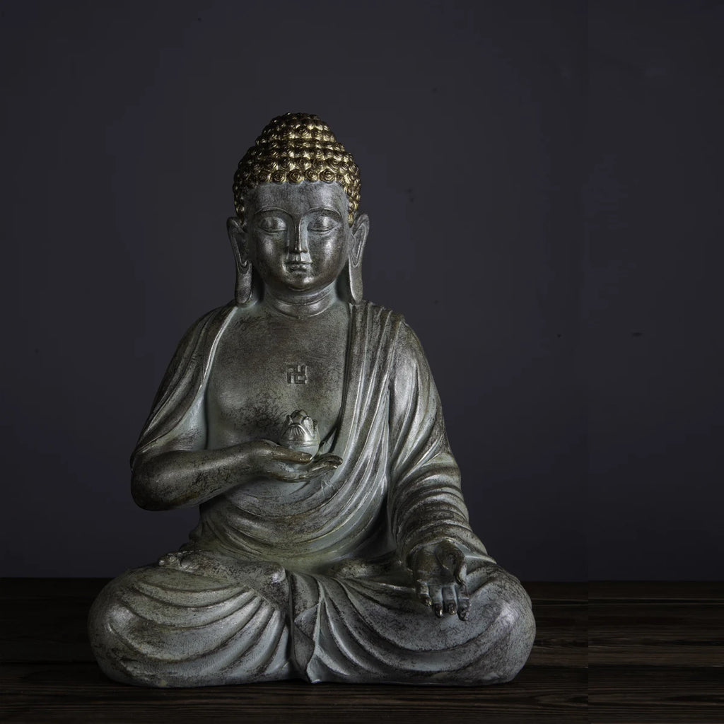 Statue Bouddha Lotus