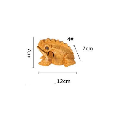 Grenouille Feng Shui en Bois