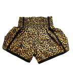 Short de boxe FLUORY motif léopard